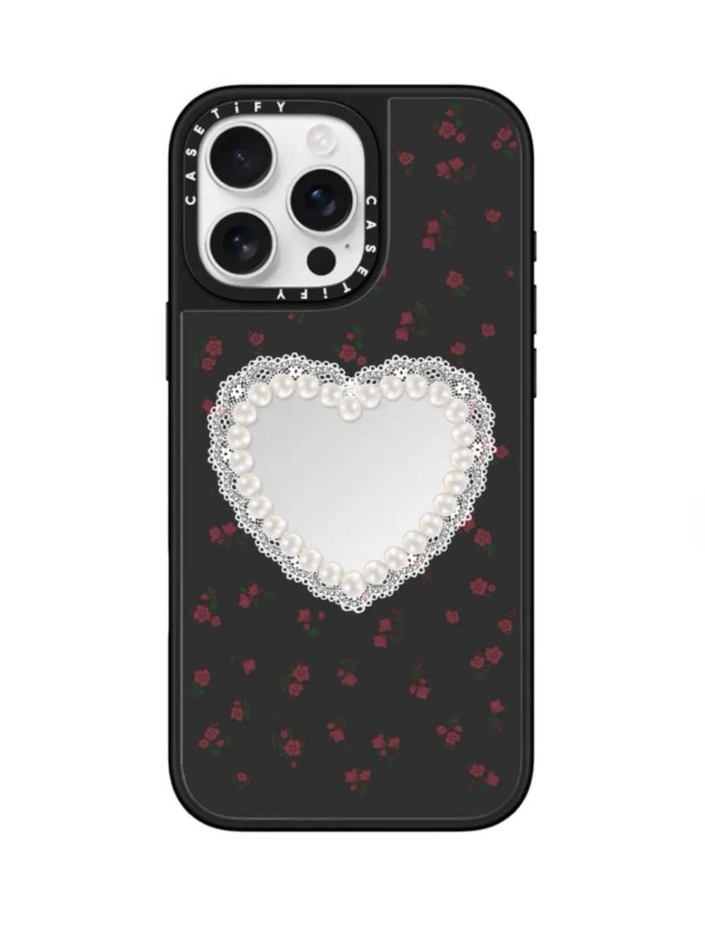 CASETiFY Gothic pearly heart IP 16 pro max case